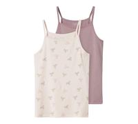 NAME IT Maillot de corps olive / mauve / rose / rose pastel, Taille 122