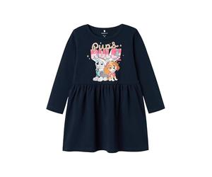 Name it mini Robe Nmfdyma Pawpatrol LS pour Fille, Dark Sapphire, 92