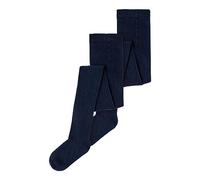 NAME IT Mixte Enfant Nknpantyhose Rib 2p Noos Collants, Dark Sapphire, 122-128 EU