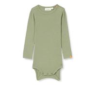 NAME IT NBMGAGO LS Slim Body Lil Noos, Agave Green/Detail:Solid, 9 Mois bébé garçon