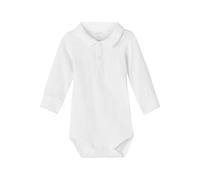 Name It NBMHOLGER LS Polo Body, Body Bébé garçon, Bright White, 62
