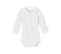 Name It NBMHOLGER LS Polo Body, Body Bébé garçon, Bright White, 74