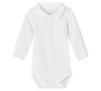 NAME IT NBMHOLGER LS Polo Body Noos, Corps à Manches Longues bébé garçon, Bright White,
