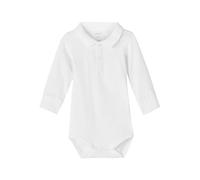 Name It Body polo NBMHOLGER LS, manches longues bébé garçon, Bright White
