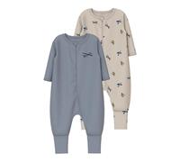 NAME IT Nbmnightsuit 2P Zip FF Airplane Noos Survêtement pour Homme, Blanc cassé, 80