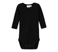 NAME IT NBMWANG Wool Rib LS Body, Body à Manches Longues Bébés garçons, Schwarz,