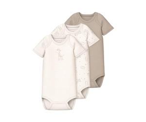 NAME IT Nbnbody 3P Ss Jet Stream Girafe Noos (lot de 3), Jet Stream, numeric_92