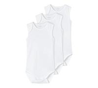 NAME IT NBNBODY 3P Tank Solid White 3 Noos Foot, Blanc éclatant, 24 Mois Mixte bébé