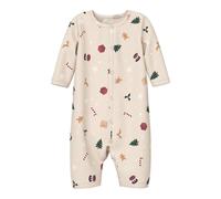 NAME IT Nbnvismas Ls Nightsuit, Gris (Whitecap Gris), 86, Gris (Whitecap Gray), 98