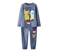 NAME IT Nightset Nmmostyr Parure de lit Pokémon Ls Sky, Gris, 110 Garçon