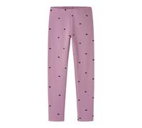 NAME IT Nkfdavina AOP SWE Legging Bru Noos, Mauve Orchid, 158
