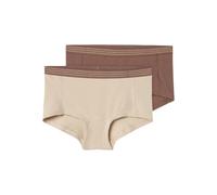 Name IT Nkfhipster 2p Peyote Noos Shorties Fille (Lot de 2)