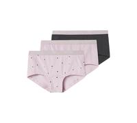 NAME IT Nkfhipster Winsome Hearts Noos Lot de 3 Boxers pour Fille, Orchidée Winsome., 158