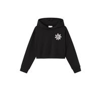 NAME IT Nkfkory Ls Crop RLX SWE Wh Bru PS Noos, Noir, 122-128