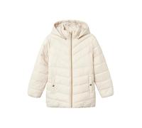 NAME IT Nkfmoney-PB Veste rembourrée pour fille, gris, 128 cm
