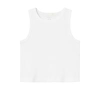 NAME IT NKFNAKAL SL Crop Top Noos, Débardeur Fille, Bright White,