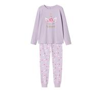 NAME IT NKFNIGHTSET Pastel Lilac Magical Noos Ensemble de Nuit, 134-140 Fille
