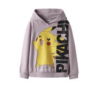 NAME IT Sweat-shirt 'NKFNisara Pokemon' jaune / violet / noir, Taille 134-140