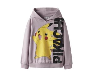 NAME IT Nkfnisara Pokemon RLX Sweat Wh Bru Sky, Keepsake Lilac, 134-140 Fille