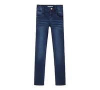 NAME IT Nkfpolly Dnmtrille 3001 Pant Noos, Jeans Fille, Bleu (Dark Blue Denim), 164