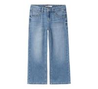 Name it - Kid's Rose Wide Jeans - Jean - 164 - medium blue denim