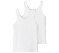 Name It NKFUU Tank Top 2P Noos Tricot, Blanc éclatant, 6 Ans Fille