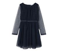 NAME IT NKFVABOS LS Dress Noos Ensemble de Nuit, Dark Sapphire, 104 Fille
