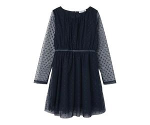 NAME IT NKFVABOS LS Dress Noos, Ensemble de Nuit Fille, Dark Sapphire,