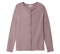 NAME IT Nkfvamone Ls Knit Card K Noos Cardigan, Lilas, 158 cm-164 cm Fille