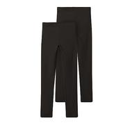 NAME IT NKFVIVIAN 2P Legging L Noos, Noir/Paquet : emballé avec Noir, 110 cm-116 cm Garçon