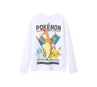 NAME IT Nkmast Pokemon Ls Nreg Top Box Noos Sky, Blanc éclatant, 122-128 Garçon