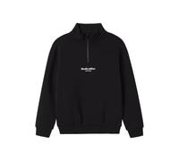 NAME IT Nkmbrody Ls Nreg Bru Noos Sweat zippé, Noir, 116