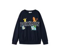Name IT Nkmday Pokemon Nreg Bru Noos Sky Sweat-Shirt pour garçon, Dark Sapphire, 158-164
