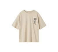 NAME IT Nkmkane SS RLX Top PS Noos pour garçon, Blanc cassé, 146-152