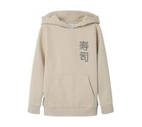 Name It Sweat NKMKian beige foncé/rouge clair/noir/blanc – Taille 122-128