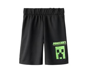NAME IT Nkmmali Minecraft Nreg Poly Short Bfu, Noir, 146 Garçon