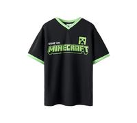 NAME IT Nkmmali Minecraft Nreg Poly Top Bfu, Noir, 122-128 Garçon