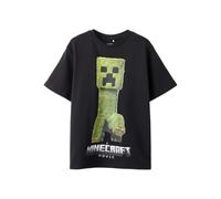 Name IT Nkmnoran Minecraft SS Nreg Top Lnoos Bfu, Noir, 134-140 Garçon