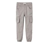 NAME IT NKMRYAN Cargo R TWI Pant 2222-BA Noos Corps à Manches Longues, Elephant Skin, 152 cm Garçon