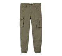 NAME IT Pantalon 'Bamgo' olive, Gris 164