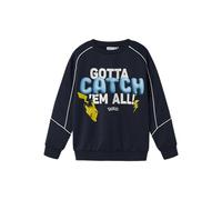 NAME IT Nkmsidney Pokemon Nreg Poly Sweat Sky, Blazer Bleu Marine, 122-128 Garçon