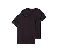 NAME IT NKMT Lot de 2 t-Shirts pour garçon en Coton Organique, Noir, 146 cm