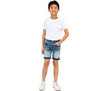 name it NKMTHEO DNMTHAYER 2602 SWE LSHORTS Noos Shorts, Medium Blue Denim, 140 Garçon