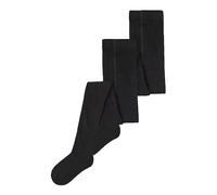 NAME IT NKNPANTYHOSE Rib 2P Noos Collants, Opaque, Noir, 146/152 cm Mixte Enfant
