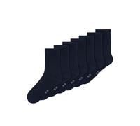 NAME IT Nknsock 7P Solid Noos, Saphir foncé, 40-42 (Pack de 7) Unisexe-Enfants et Garçons