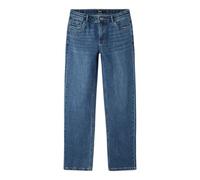 NAME IT NLFKIM DNM LW Straight Pant Noos, Jeans Fille, Dark Blue Denim,