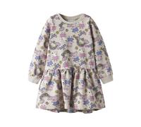 NAME IT Nmfdarma Peppa Ls SWE Dress Bru Cplg, Mélange Peyote, 110 Fille