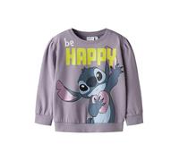 NAME IT Nmfdidi Stitch Sweat Unb Noos Wdi, Gris Lavande, 116 Fille