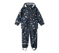 NAME IT NMFDRY10 Rain Set Foil AOP FO Combinaison de Neige, Dark Sapphire/AOP:Unicorn, 110 Fille