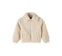 NAME IT NMFMAKOA Teddy Jacket PB Veste Moonbeam, 110, Beige clair, 5 ans
